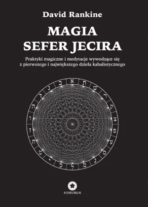 Okładka książki "Magia Sefer Jecira" Davida Rankine'a.